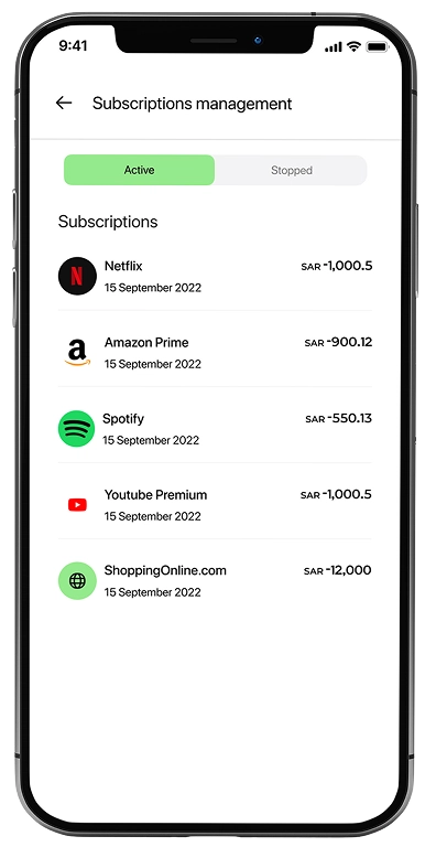 NDA mobile app activity